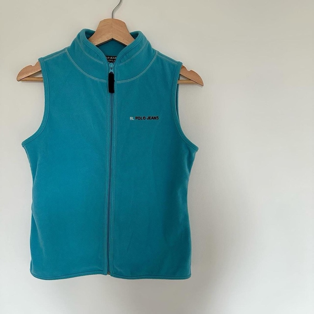 Vintage fleece vest by Polo Ralph Lauren
